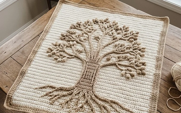 18 Tree of Life Crochet Patterns for Home Decor Ideas