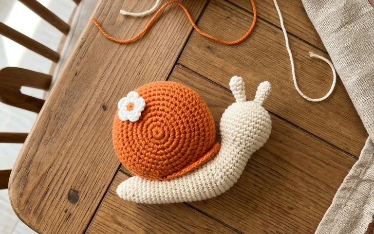 Easy Crochet Snail Amigurumi: Free Step-by-Step Pattern