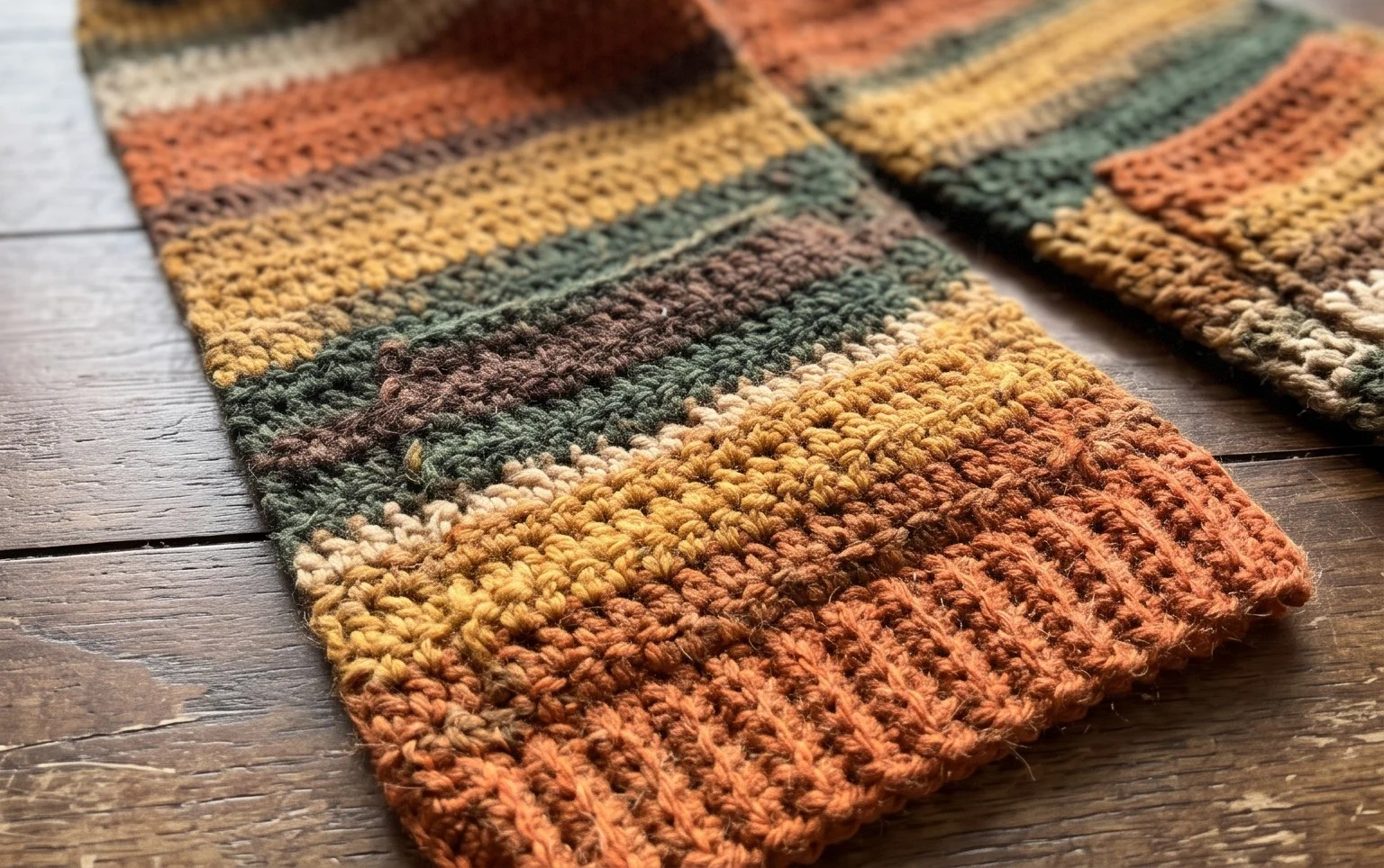 Crochet Your Own Cozy Hooded Scarf with Pockets - Jera's Jamboree