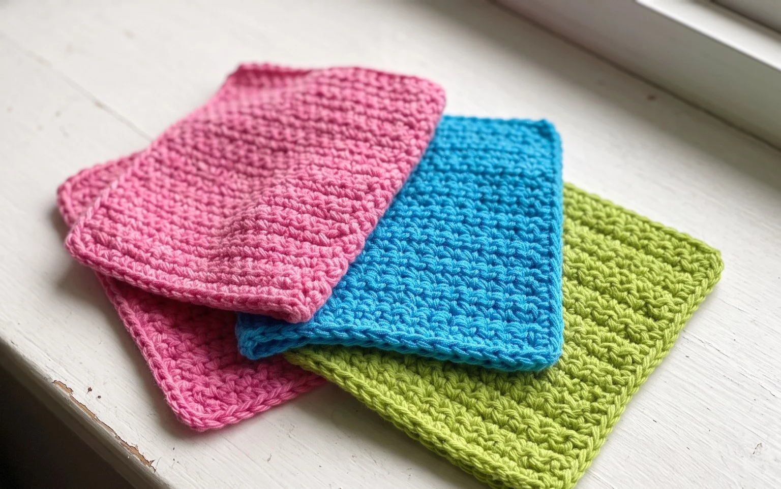 Sweet Suzy Washcloth: Free Easy Crochet Pattern
