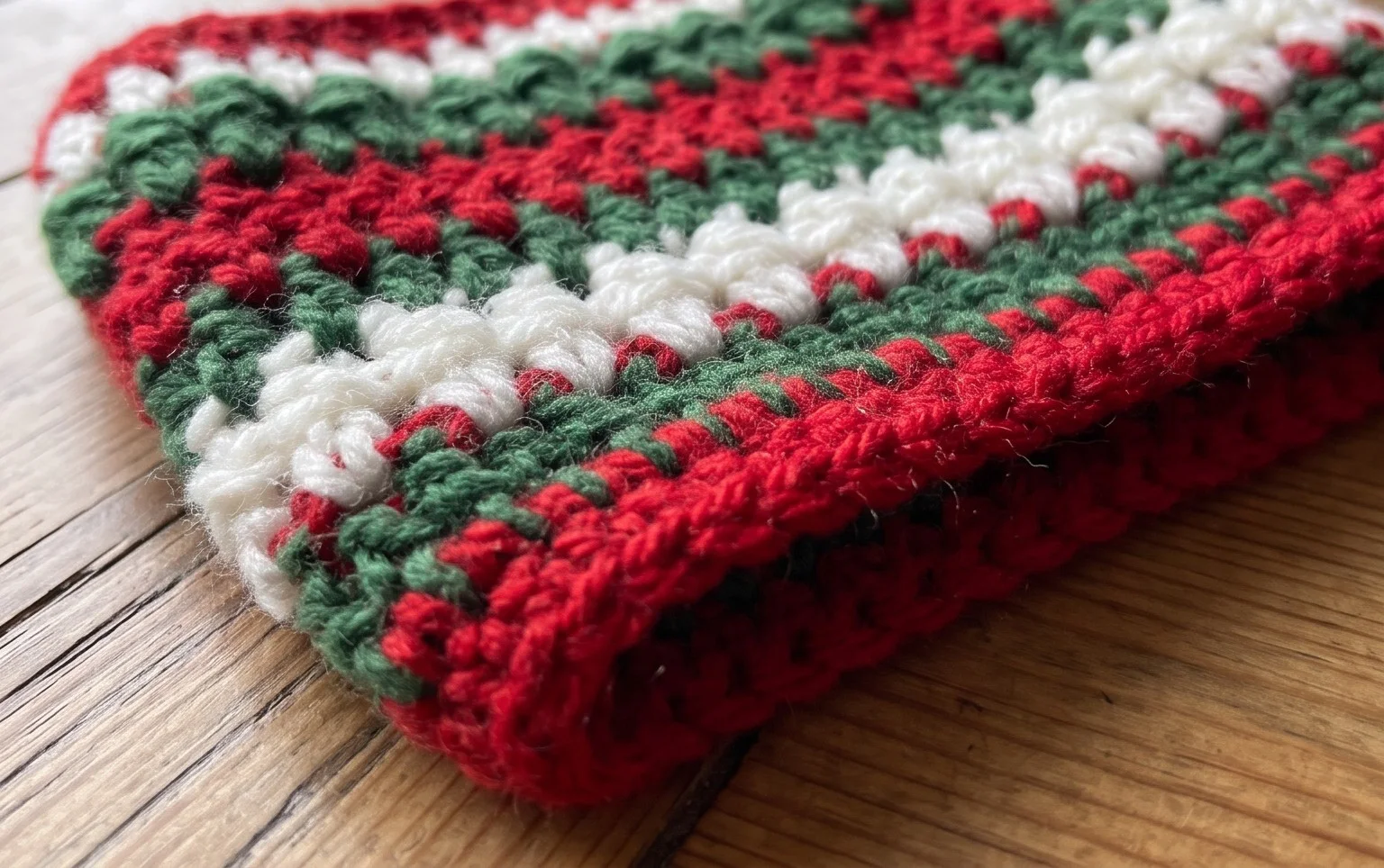 Free Christmas Crochet Mug Cover Pattern