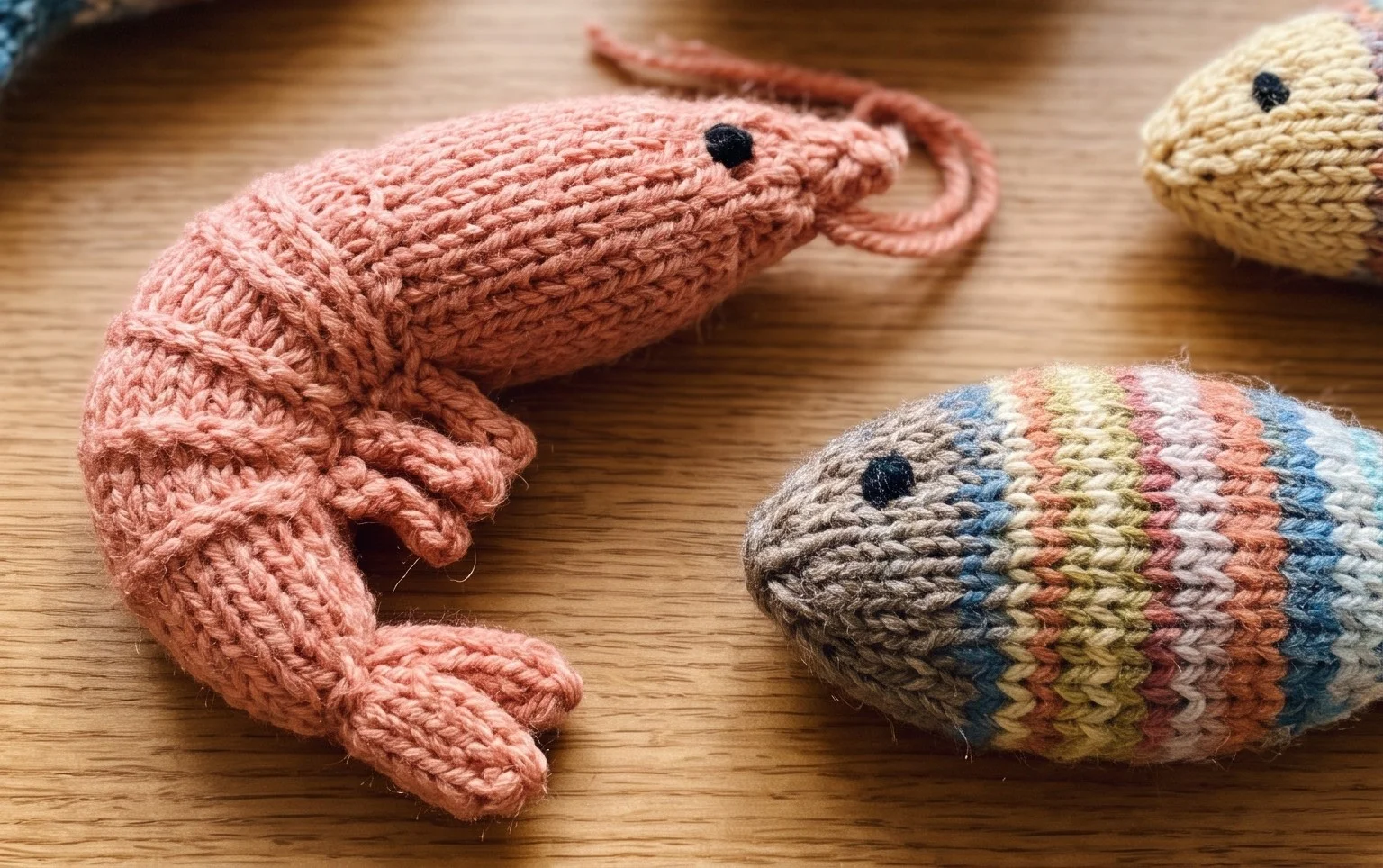 Animal Softies from Under the Sea – Free Knitting Patterns